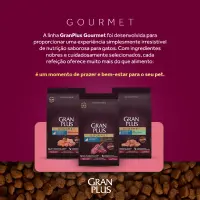 Ração GranPlus Gourmet Gatos Filhotes Salmão e Frango