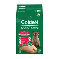 Ração Golden Seleção Natural Gatos Castrados Frango com Batata-Doce