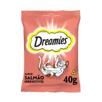 Petisco Dreamies Salmão Irresistível Gatos Adultos