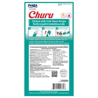 Petisco Churu para Gatos Galinha e Caranguejo