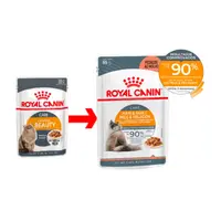 Ração Úmida Royal Canin Sachê Hair e Skin Gatos Adultos