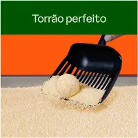 Areia Higiênica Biodegradável Milho e Mandioca Grãos Grossos Viva Verde