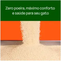 Areia Higiênica Biodegradável Milho e Mandioca Grãos Grossos Viva Verde