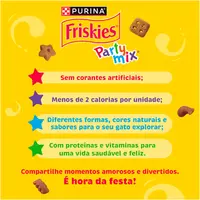 Petisco Friskies Party Mix Carne