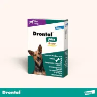 Vermífugo Drontal Plus + Sabor para Cães 10kg