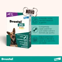Vermífugo Drontal Plus + Sabor para Cães 10kg