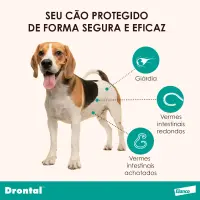 Vermífugo Drontal Plus + Sabor para Cães 10kg