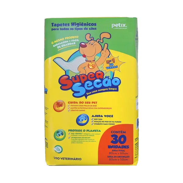 Tapete Higiênico Super Secão 80x60cm