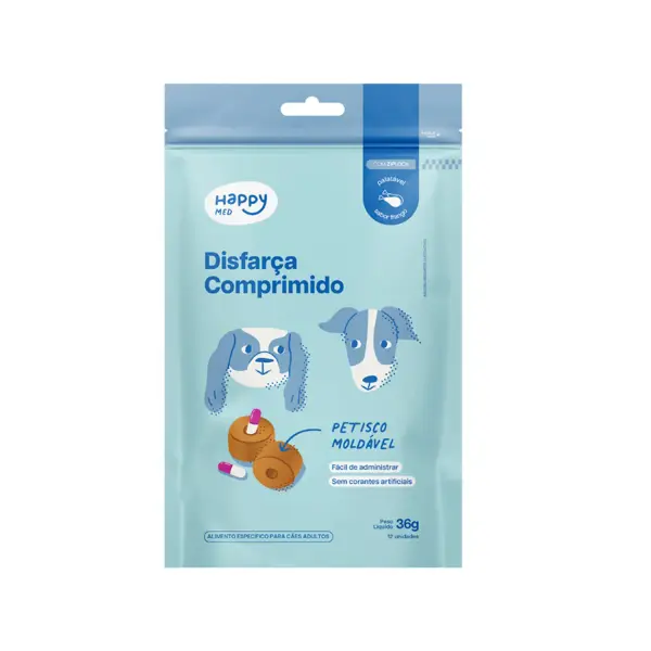 Snack Disfarça Comprimidos Happy Med para Cães