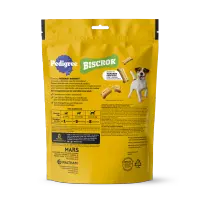 Biscoito Pedigree Biscrok para Cães Adultos Raças Pequenas Leite