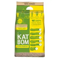 Areia para Gato Katbom Natural Granulado Higiênico Biodegradável Capim Limão