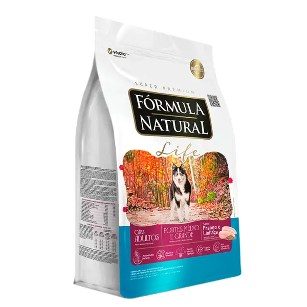 Ração Fórmula Natural Life Cães Adultos Médio e Grande