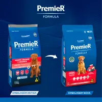 Ração Premier Formula Cães Adultos Raças Grandes e Gigantes Carne e Batata Doce