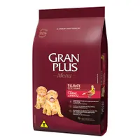 Ração GranPlus Menu Cães Filhotes Carne e Arroz