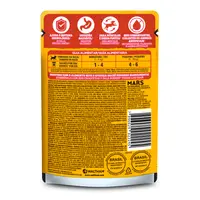 Ração Úmida Pedigree Sachê Cães Adultos Raças Pequenas Carne ao Molho