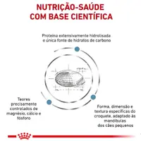 Ração Royal Canin Veterinary Diet Hypoallergenic Small Dog para Cães Pequenos com Sensibilidades Alimentares