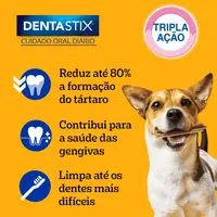 Petisco Pedigree Dentastix Cuidado Oral Cães Adultos Raças Pequenas