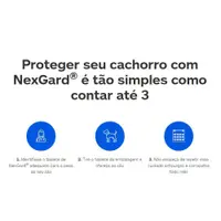 NexGard Antipulgas e Carrapatos  de 4,1 a 10kg para Cães