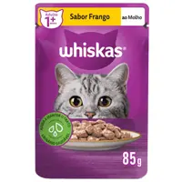 Ração Úmida Whiskas Sachê Frango ao Molho Gatos Adultos
