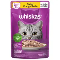 Ração Úmida Whiskas Sachê Frango ao Molho Gatos Adultos