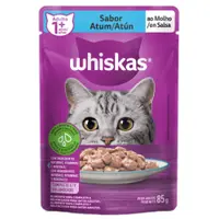 Ração Úmida Whiskas Sachê Atum ao Molho Gatos Adultos