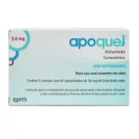 Apoquel 3,6 mg - Tratamento para coceira em Cães