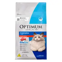 Ração Optimum para Gatos Adultos Castrados Carne