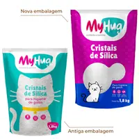 Areia Sílica MyHug Regular para Gatos