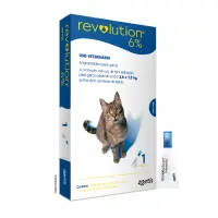 Antipulgas Revolution 6% para Gatos de 2,6kg a 7,5kg