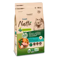 Ração Premier Nattu Cães Adultos Pequeno Porte Abóbora
