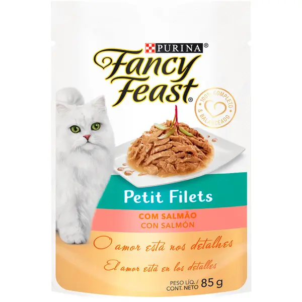 Ração Úmida Fancy Feast Petit Filet Salmão