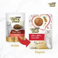 Ração Úmida Fancy Feast Demi Glace Carne