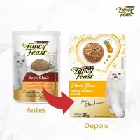 Ração Úmida Fancy Feast Demi Glace Frango