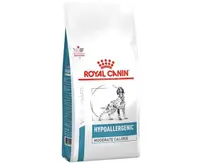 Ração Royal Canin Veterinary Diet Hypoallergenic Moderate Calorie Cães Adultos com Sensibilidades Alimentares