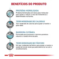 Ração Royal Canin Veterinary Diet Hypoallergenic Moderate Calorie Cães Adultos com Sensibilidades Alimentares