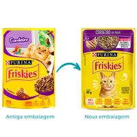 Ração Úmida Friskies Gatos Adultos Cordeiro ao Molho