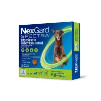 NexGard Spectra 7,6kg a 15kg: Antipulgas, Carrapatos e Vermífugo