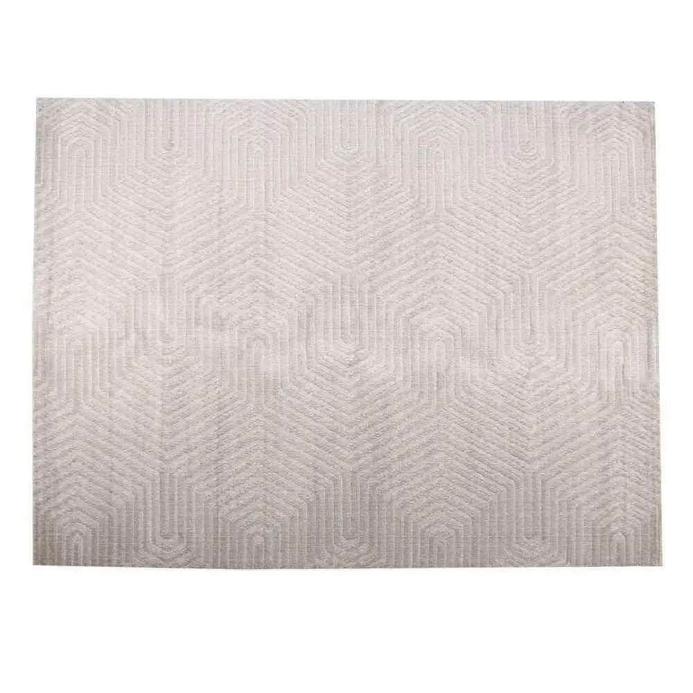 Tapete para Quarto e Sala 2,40X3,00 m Platinium Havan Casa - Cinza Com Bege