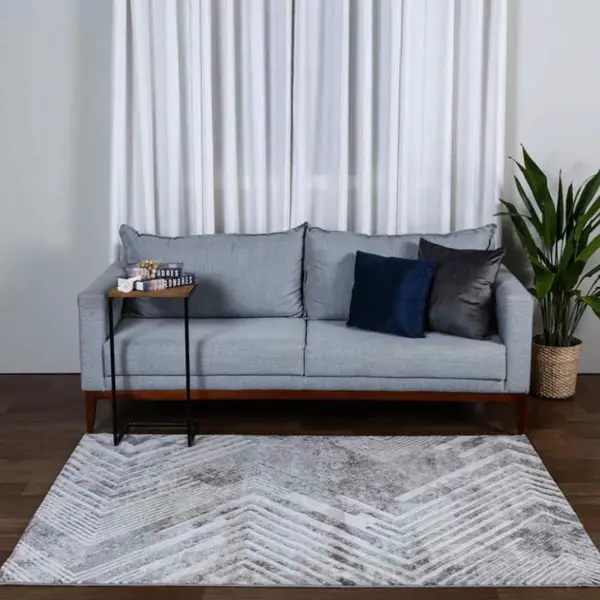 Tapete para Quarto e Sala 2,40X3,00 m Platinium Havan Casa - Cinza 022