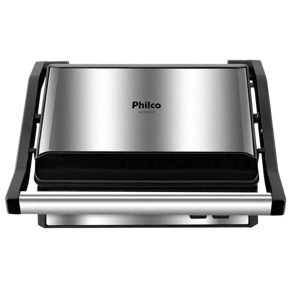 Grill e Sanduicheira Philco Inox 2 em 1 Pgr21pi