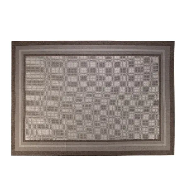 Tapete para Quarto e Sala Cancun 2,00X3,00 m Sisal Havan Casa - Bordas Marrom