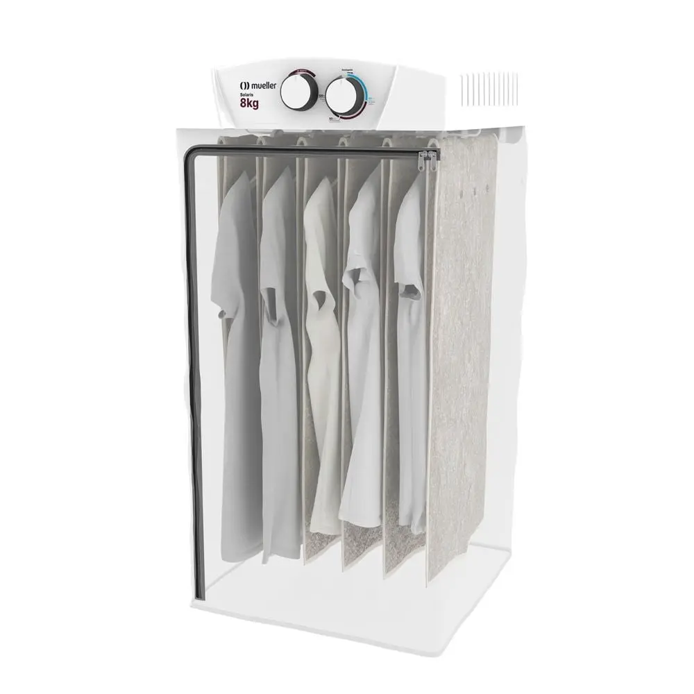 Secadora De Roupas Mueller Solaris Ar Quente E Frio 8 Kg