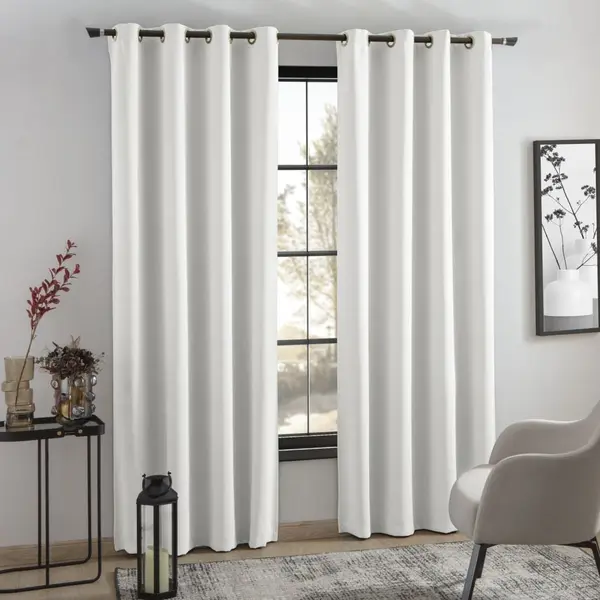Cortina Para Quarto E Sala 2,60X2,30 M Corta Luz Tecido Havan Casa - Palha