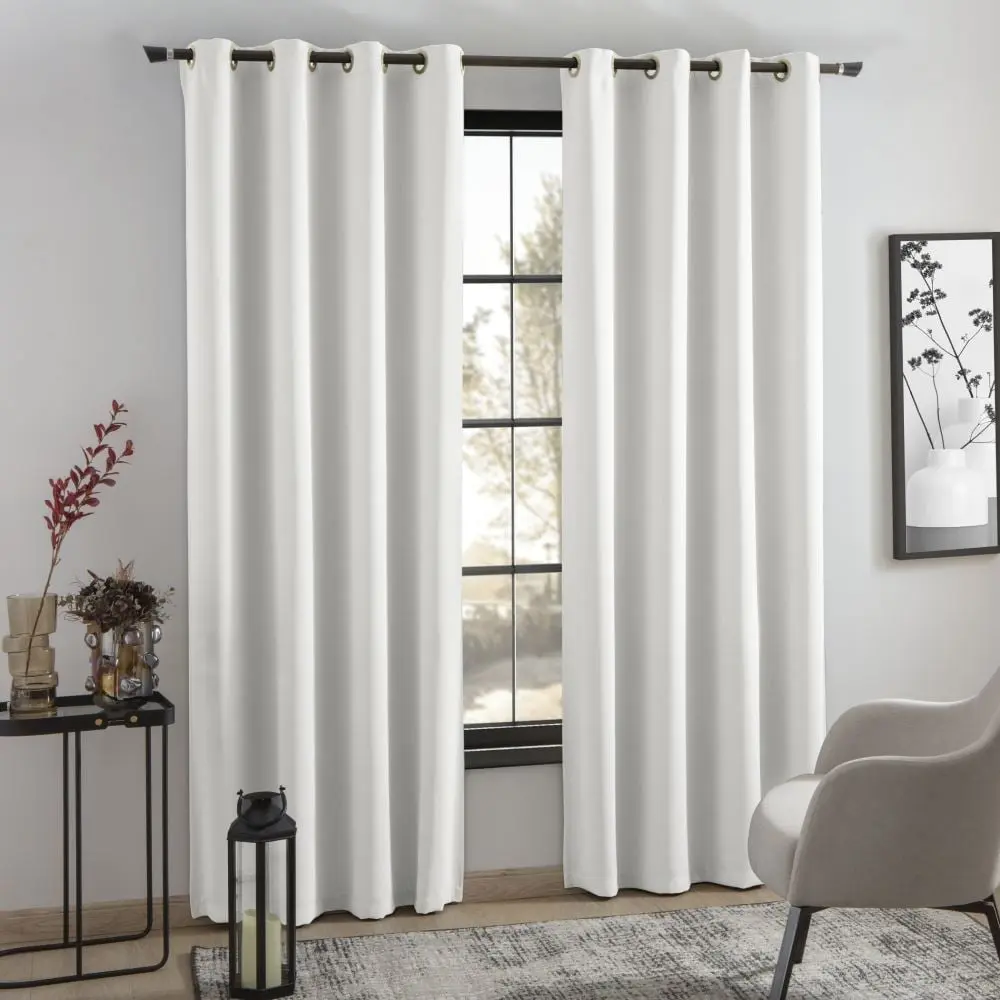 Cortina Para Quarto E Sala 2,60X2,30 M Corta Luz Tecido Havan Casa - Palha
