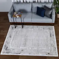 Tapete para Quarto e Sala 2,00X3,00 m Toscana Havan Casa - Antracite 23