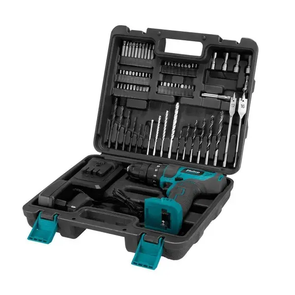 Parafusadeira E Furadeira Impacto Philco Bateria Ppf21mf - Bivolt