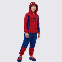 Macacão Pijama Infantil 4 a 10 Anos Homem Aranha Marvel Azul