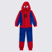Macacão Pijama Infantil 4 a 10 Anos Homem Aranha Marvel Azul
