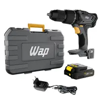Parafusadeira E Furadeira Com Impacto Wap 1/2" Bateria K21id03 - Bivolt