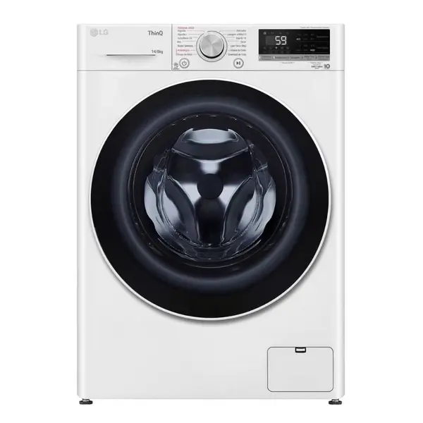 Lava E Seca Lg 14Kg Smart Branca Com Inteligência Artificial Vc4
